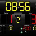 JD Hockey Scoreboard for iPad - LCD Theme